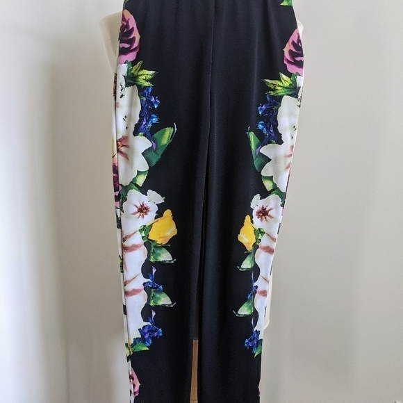 JOSEPH Ribkoff Fantastic Floral Legging Pants 2 - Picture 1 of 13